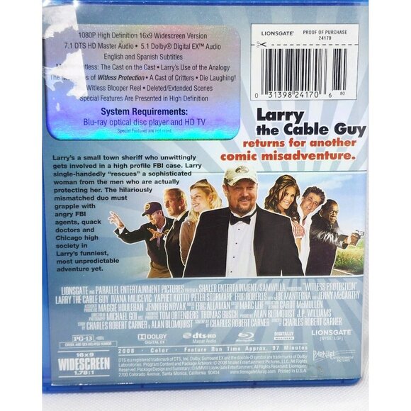 Witless Protection Blu-ray Larry the Cable Guy 2008 Comedy Movie | No Scratches - Picture 4 of 9